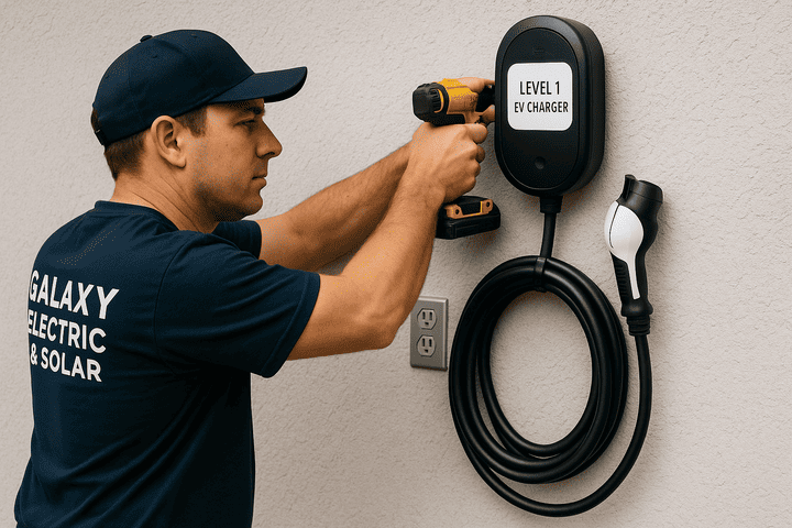 Level 1 EV Charger Installation