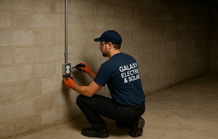 Basement Outlet Installation
