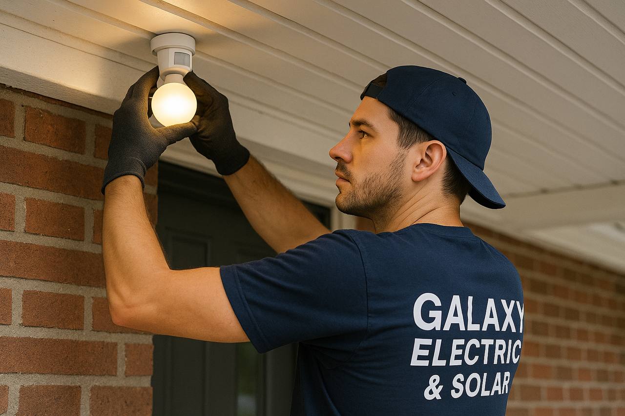Motion Sensor Lighting Installation